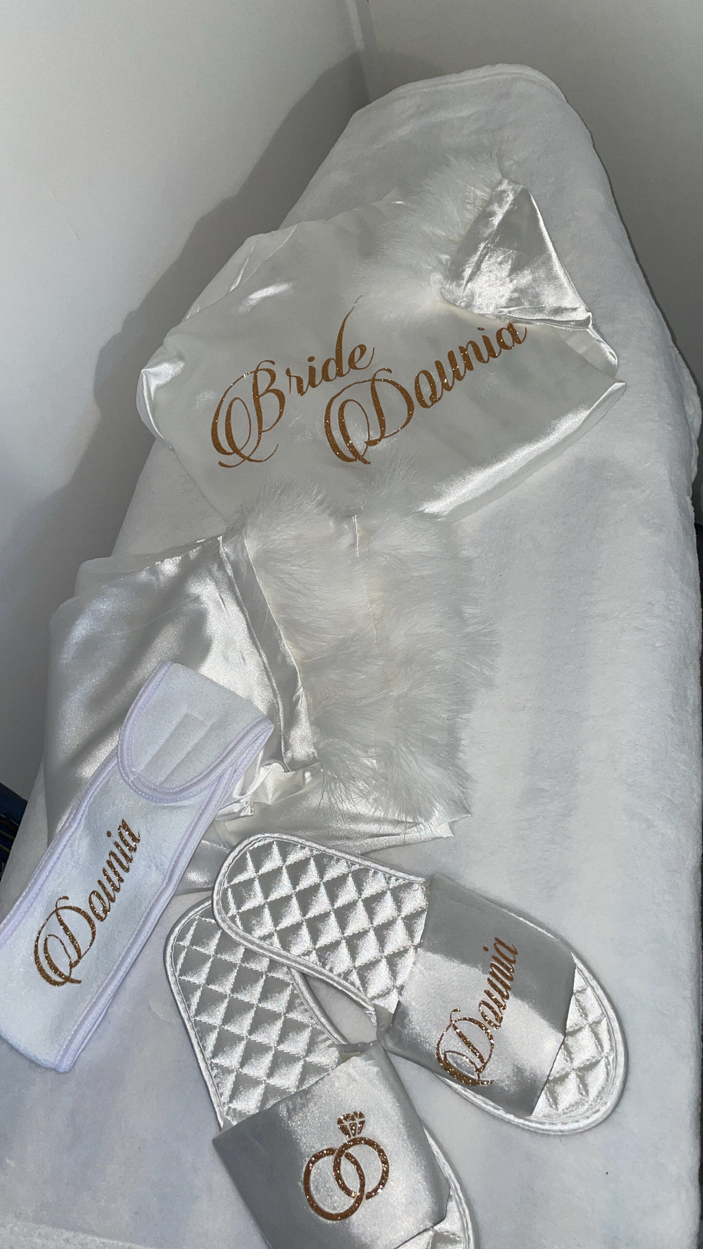 Coffret pyjama satin