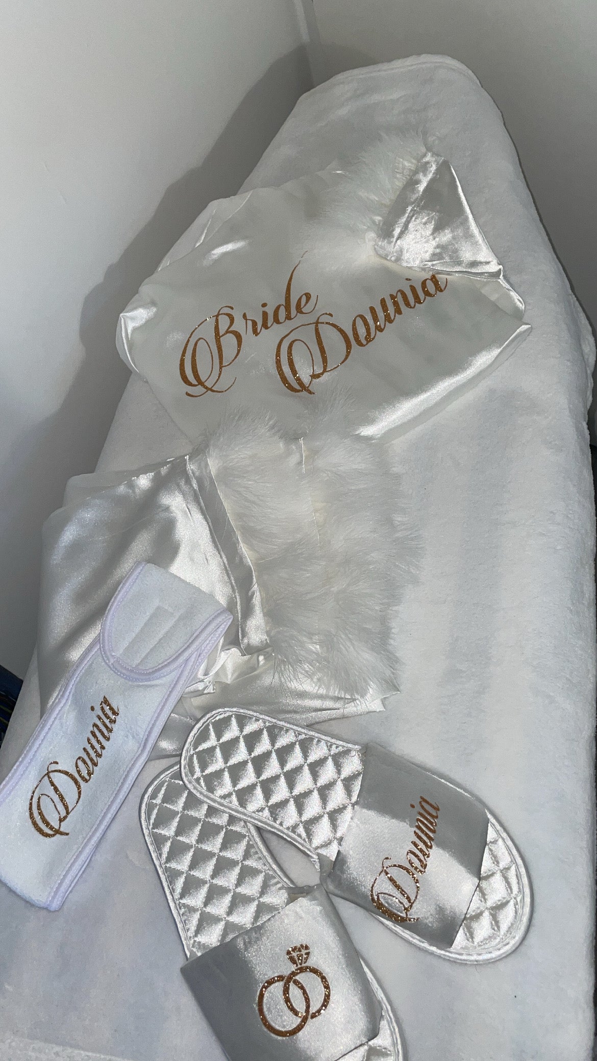 Coffret pyjama satin