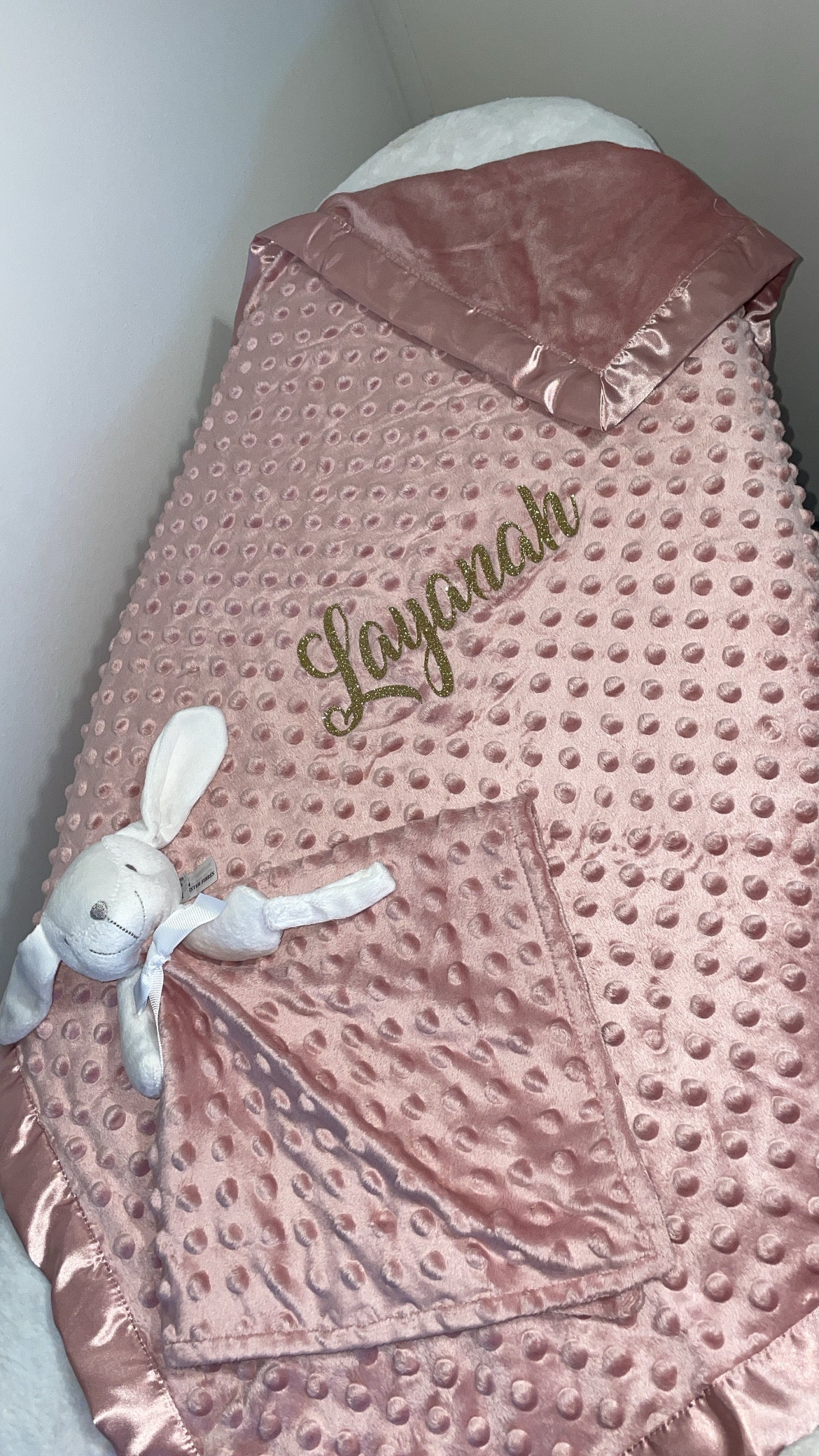 Doudou et couverture flocage