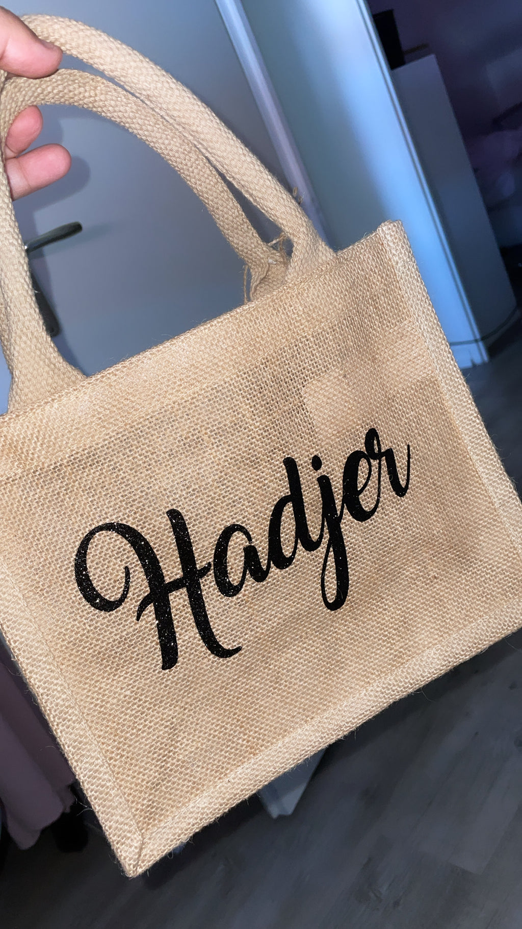 Petit sac en jute