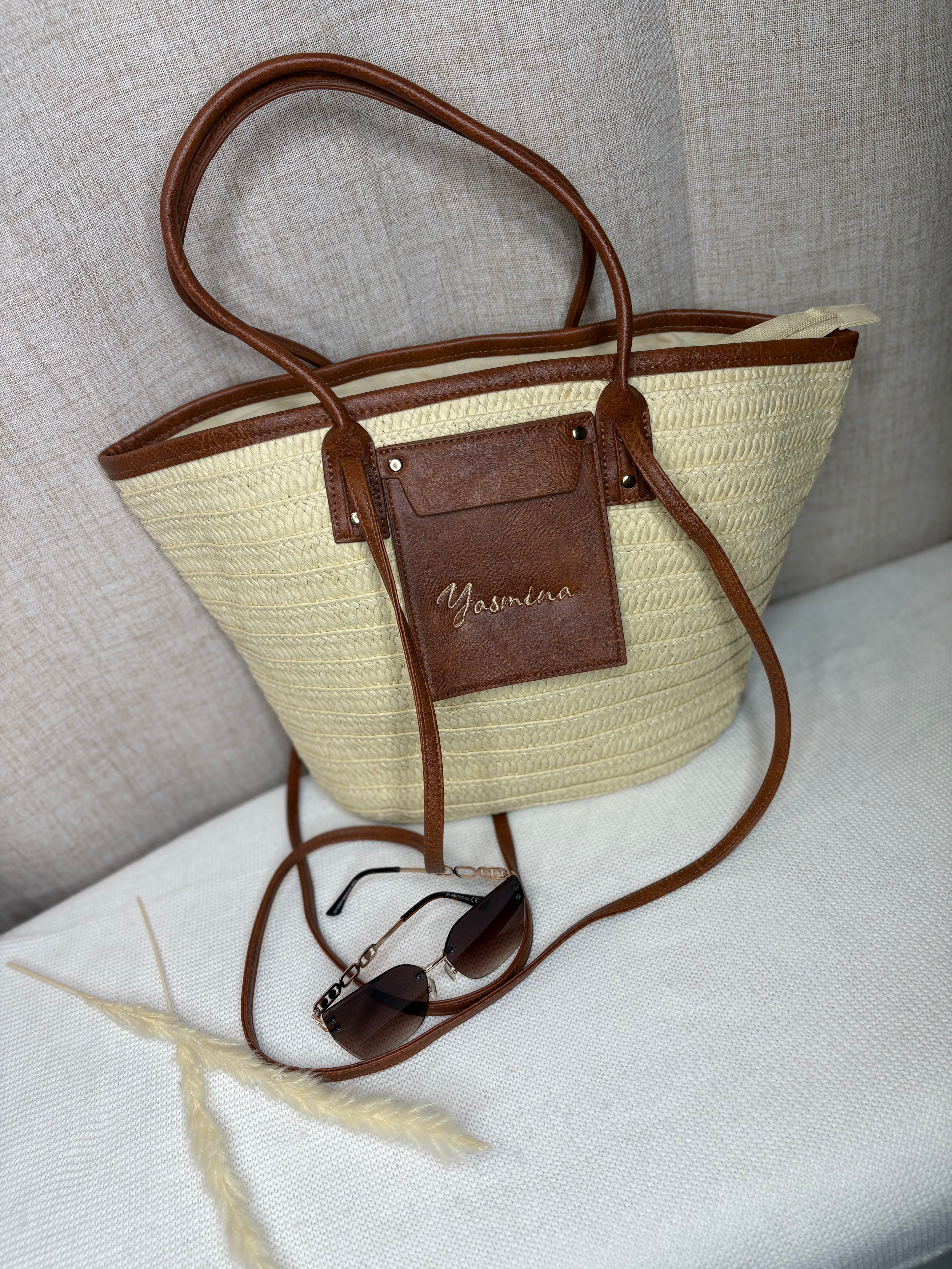 Sac de plage brodé