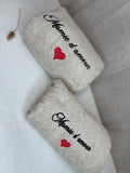 Lot de 2 serviette