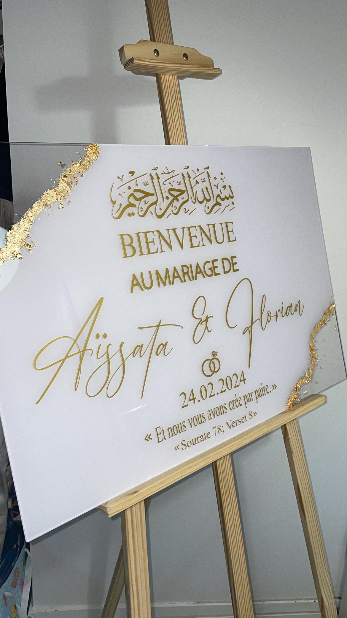 Panneau mariage