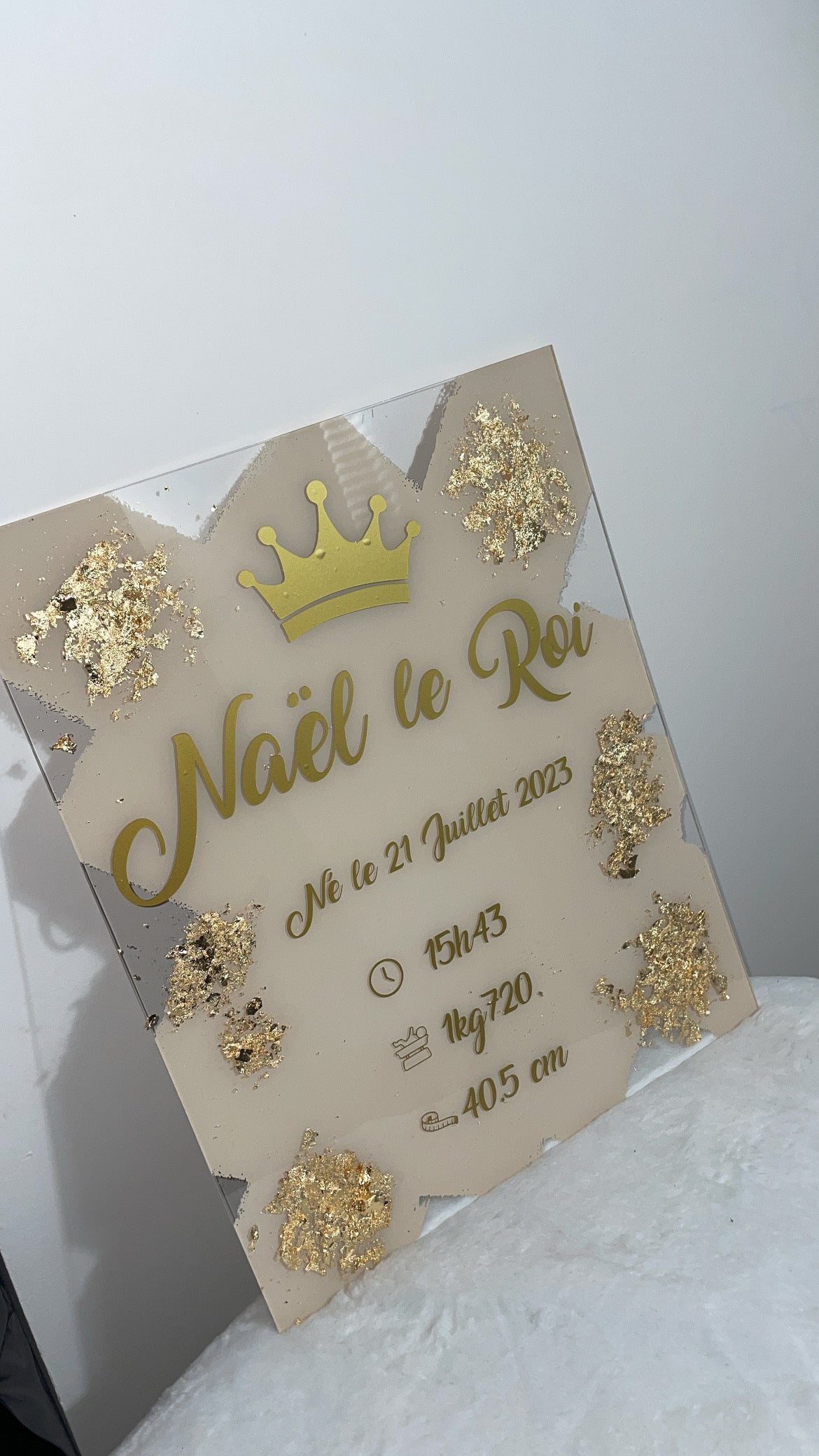Plexiglass pour naissance