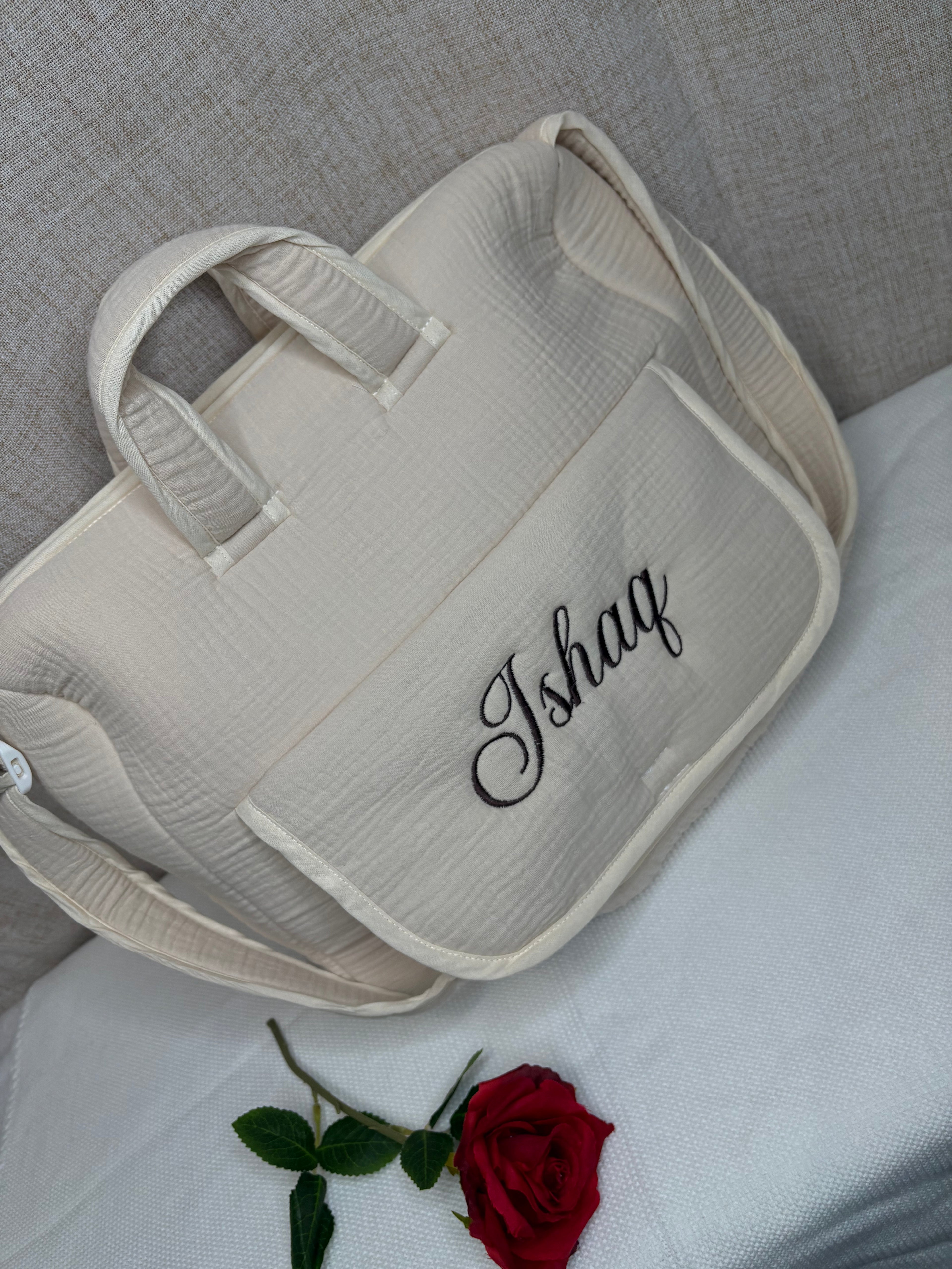 Sac à langer beige