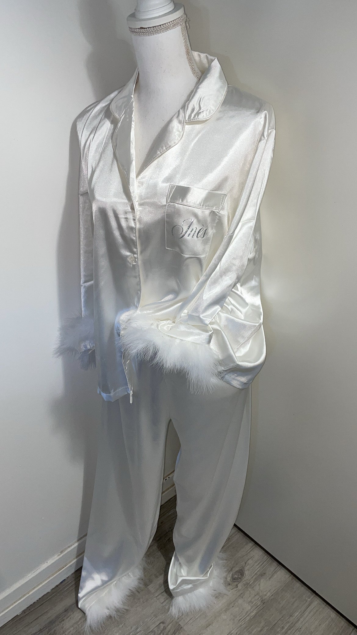 Coffret pyjama satin