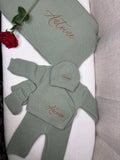 Couverture et ensemble naissance