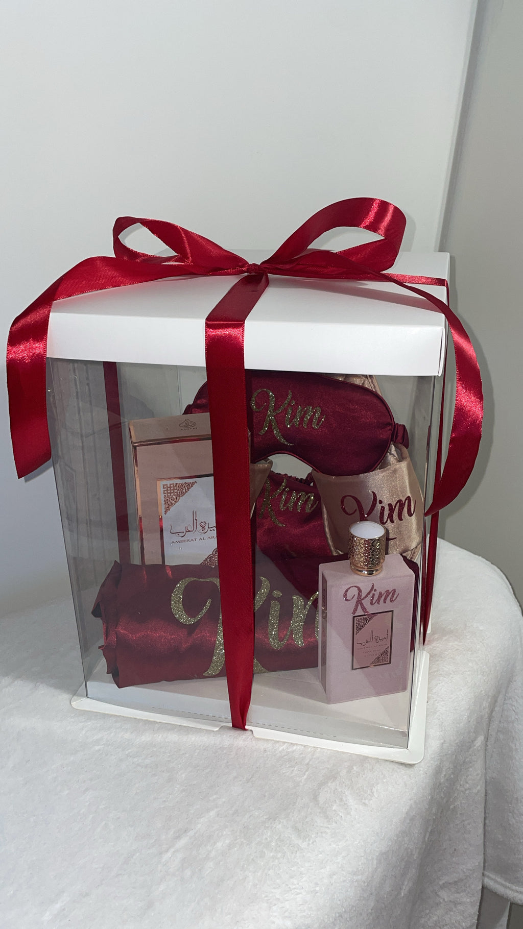 Coffret peignoir nuisette parfum