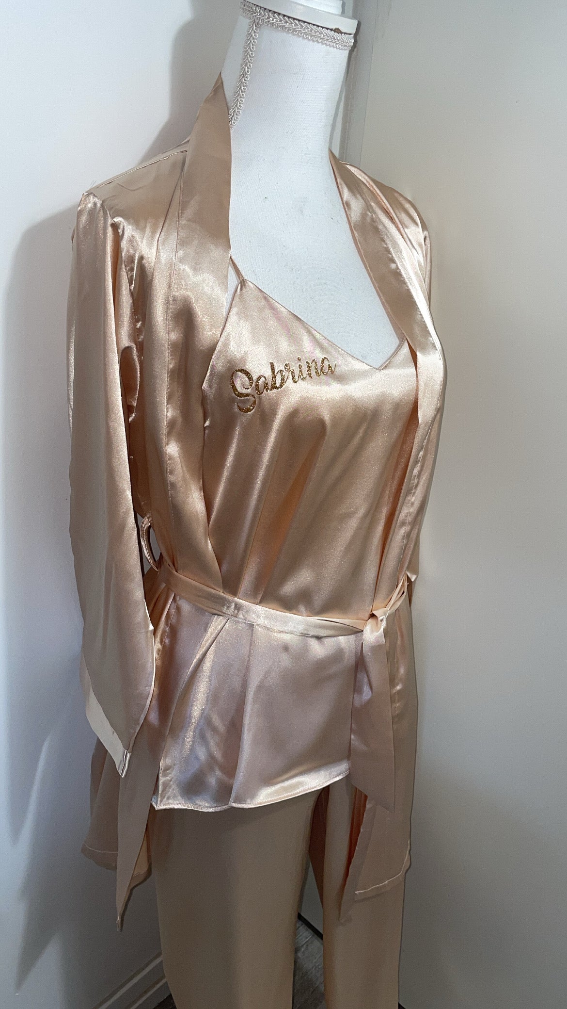 Coffret pyjama satiné