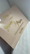 Plexiglass mariage