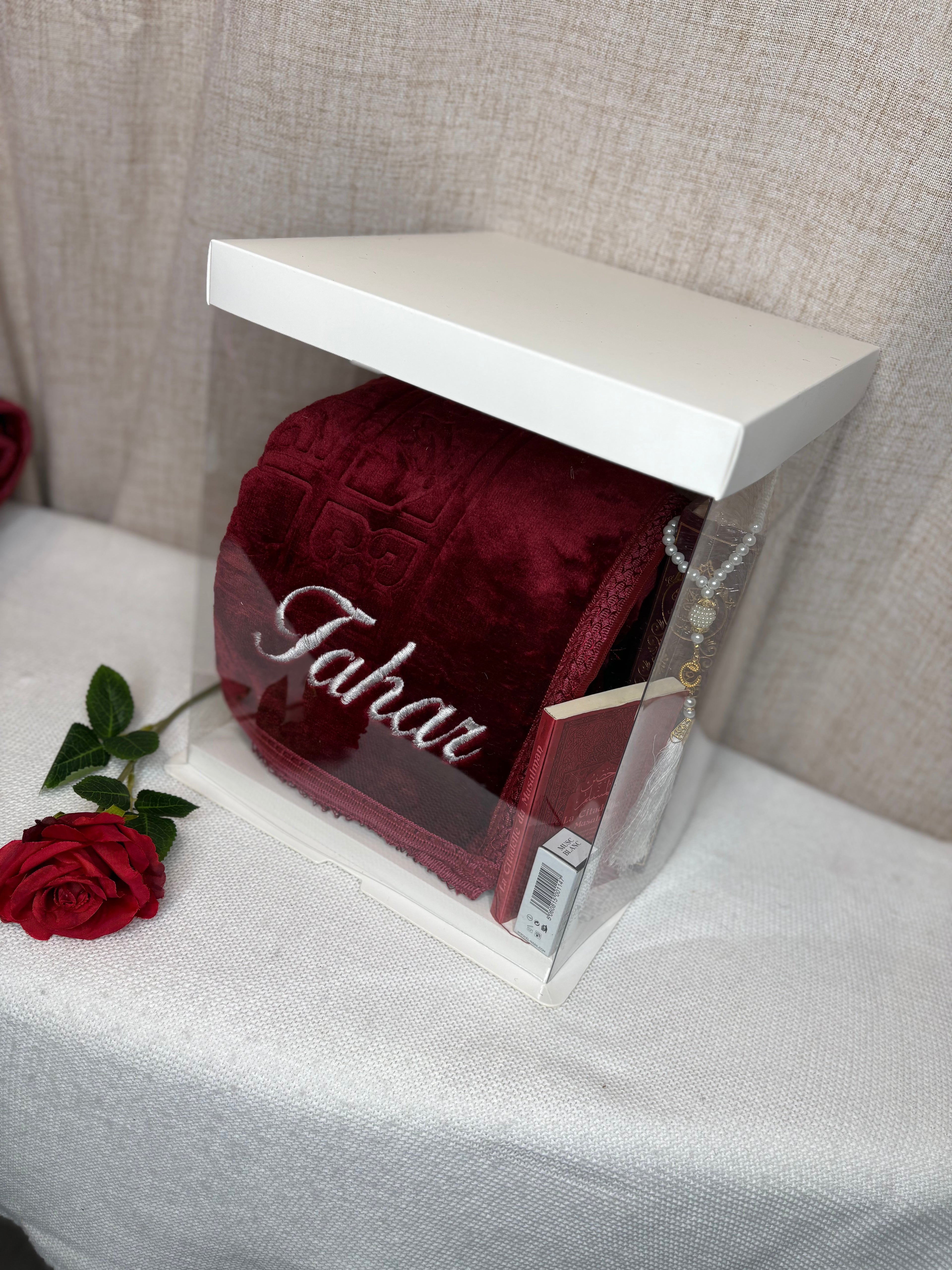 Coffret Coran bordeaux