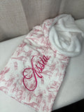 Couverture safari rose