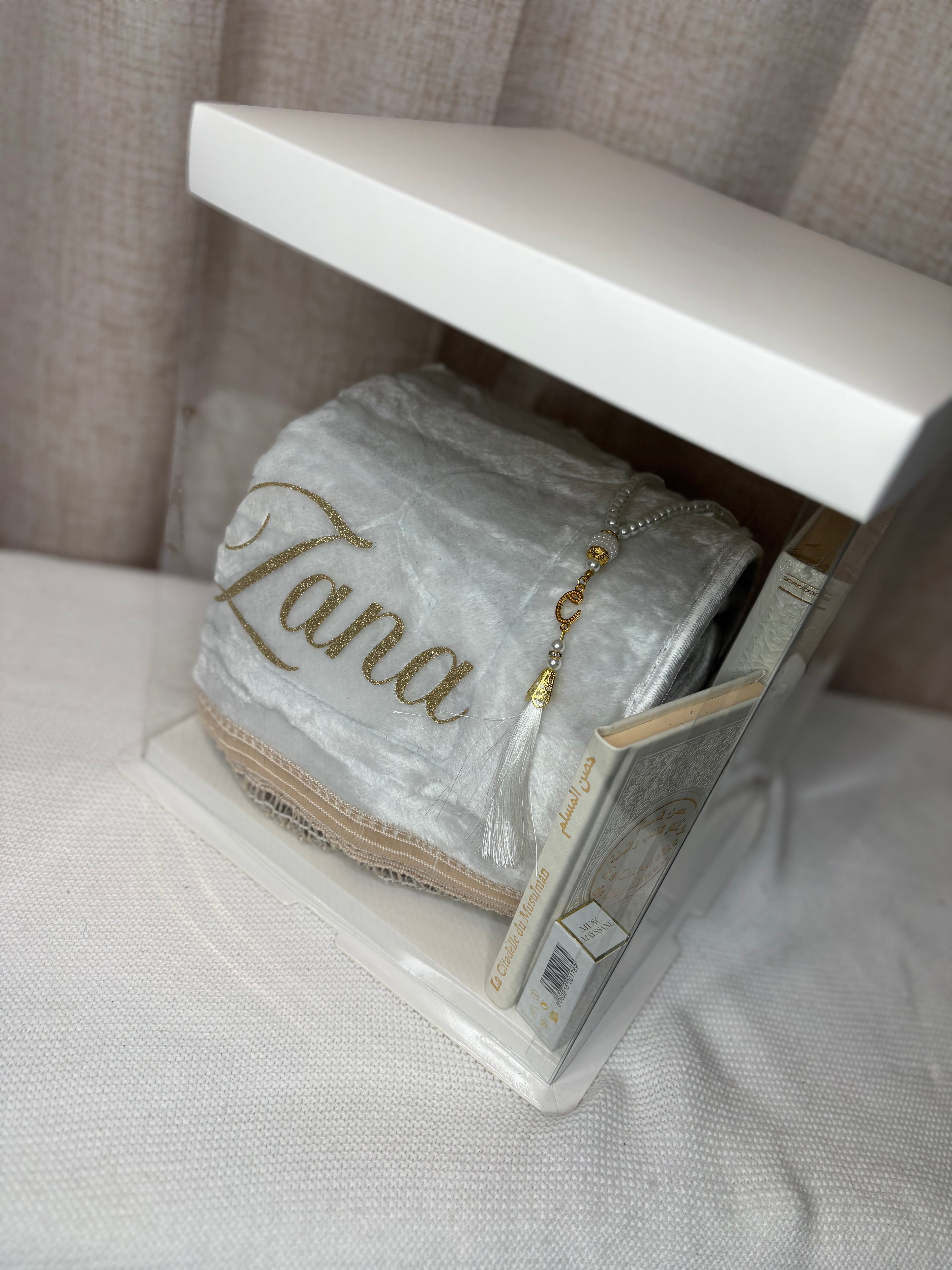 Coffret coran blanc et doré