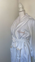 Peignoir de bain blanc