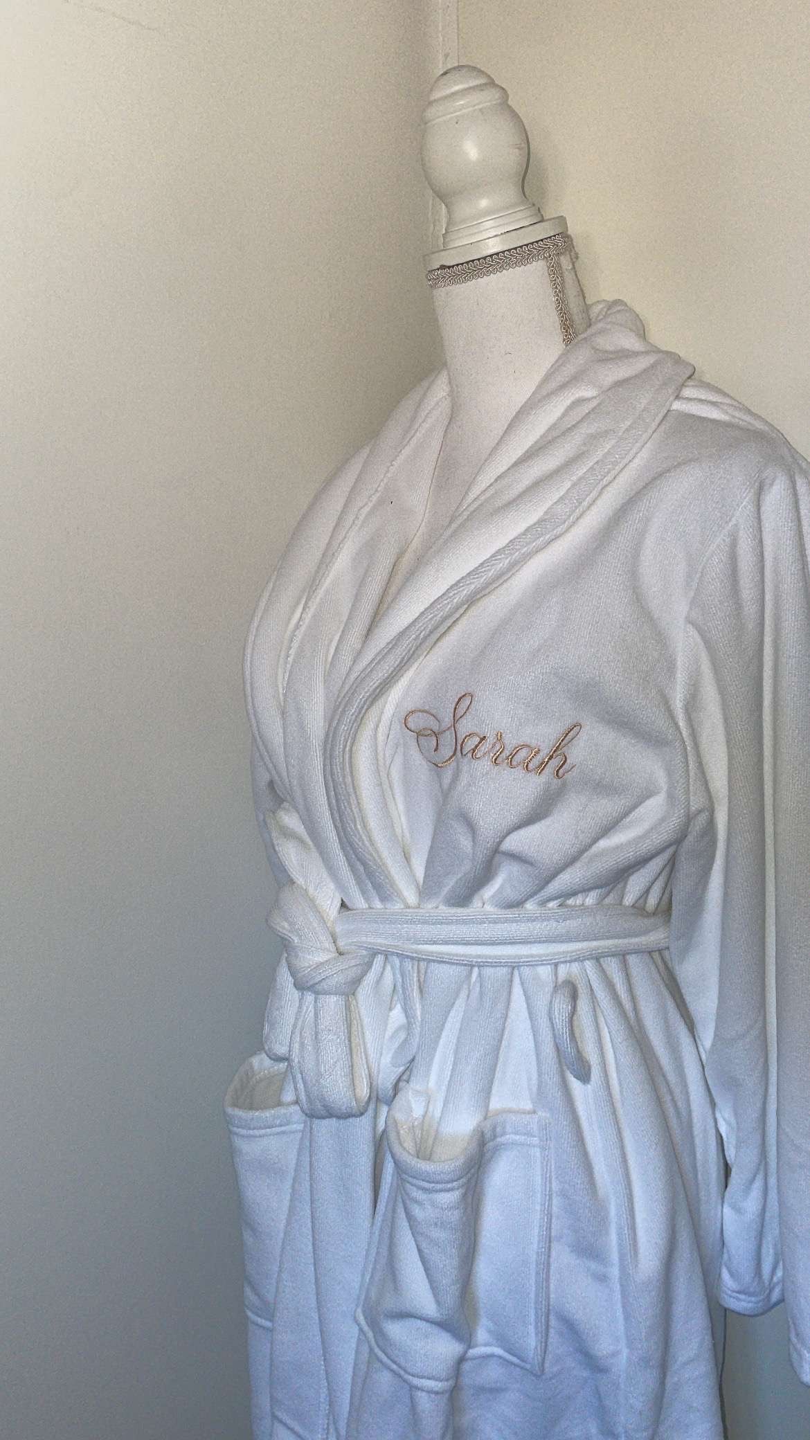 Peignoir de bain blanc