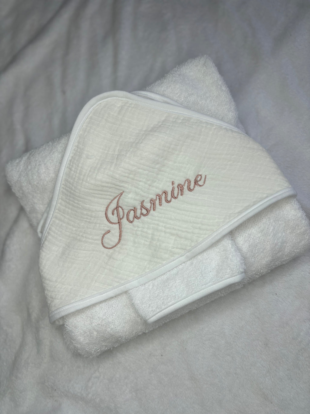 Cape de bain blanche