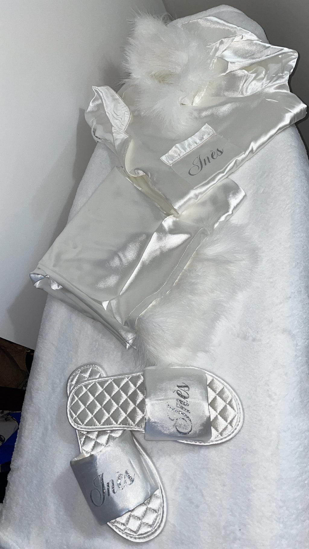 Coffret pyjama satin