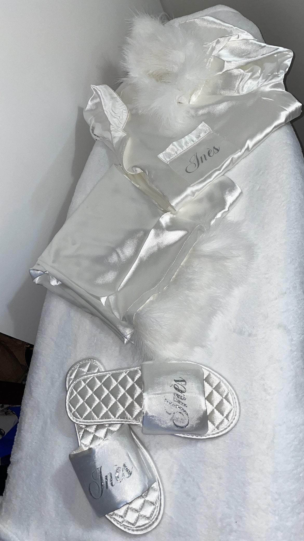 Coffret pyjama satin