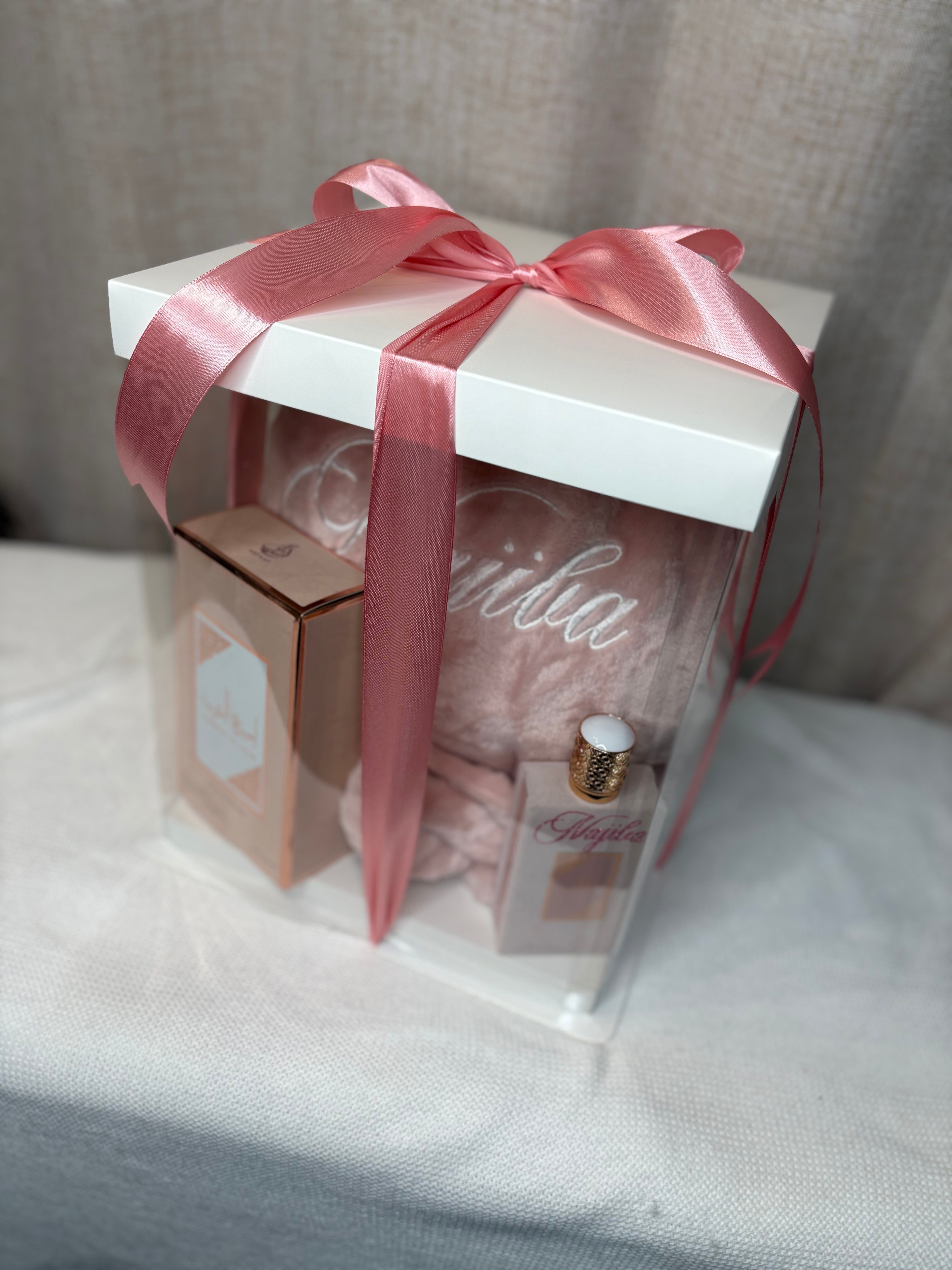 Peignoir polaire et parfum