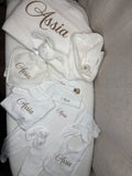 Coffret bébé blanc flocage