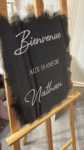 Plexiglass anniversaire 40x50cm