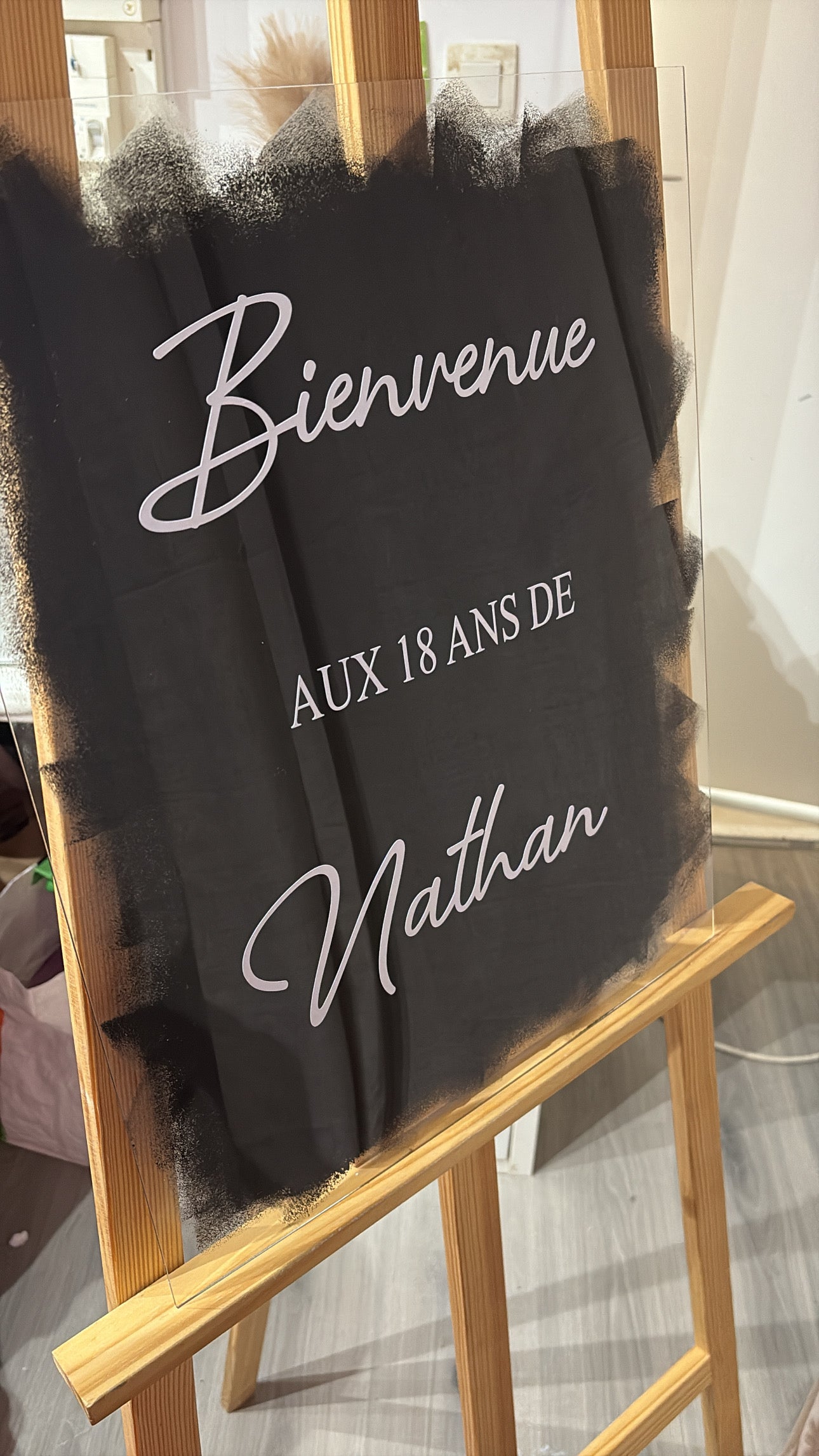 Plexiglass anniversaire 40x50cm