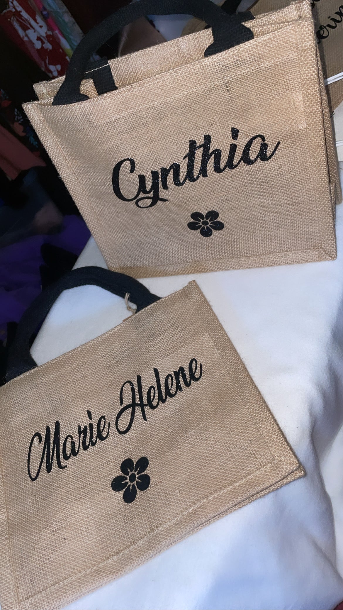 Petit sac en jute