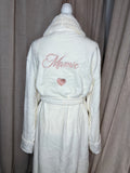 Peignoir polaire beige
