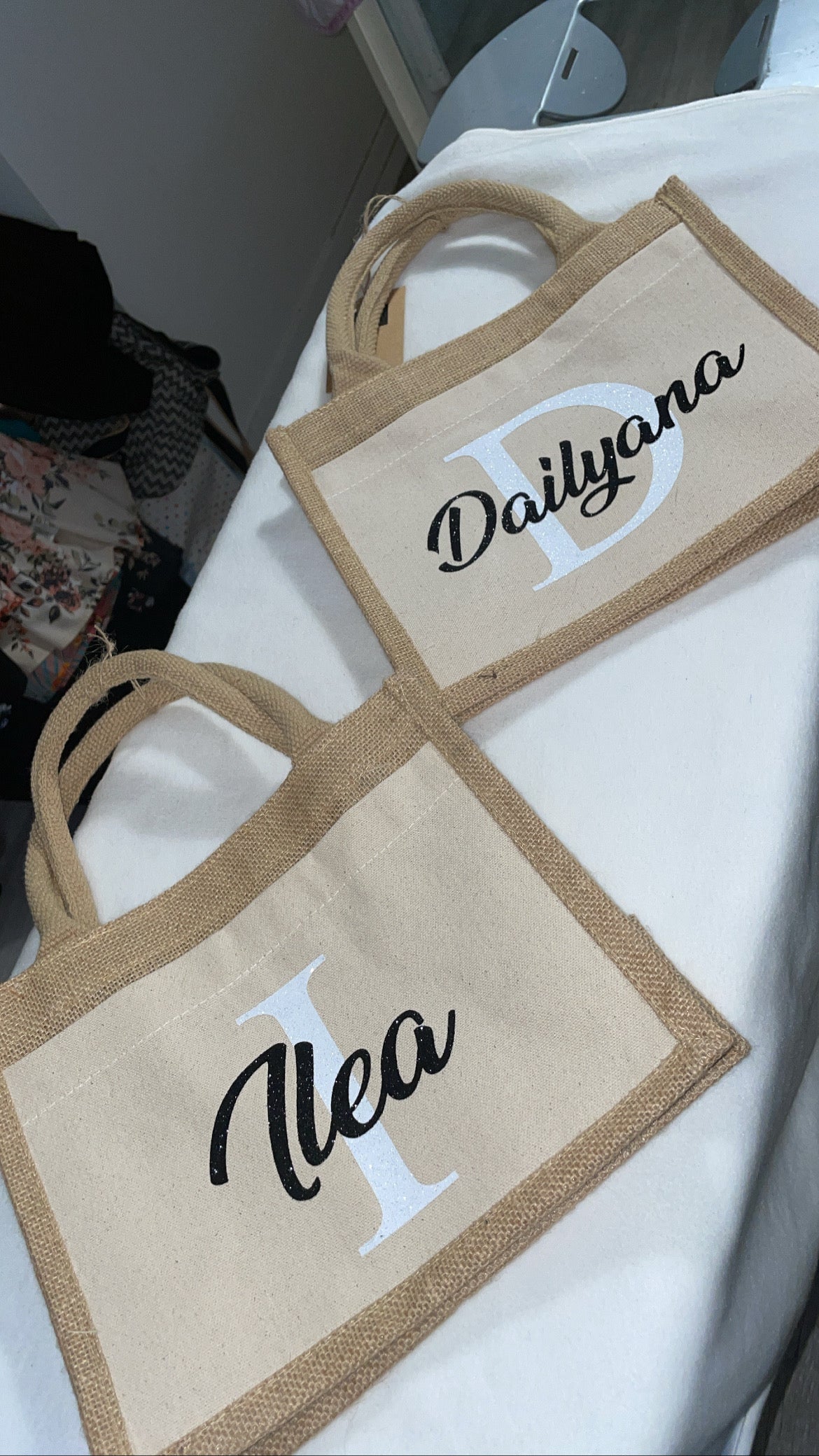 Petit sac en jute