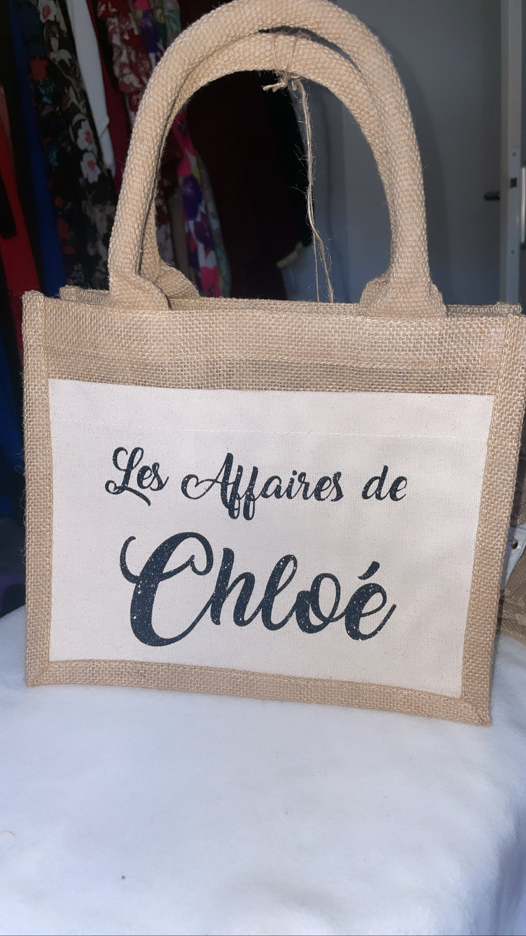 Petit sac en jute