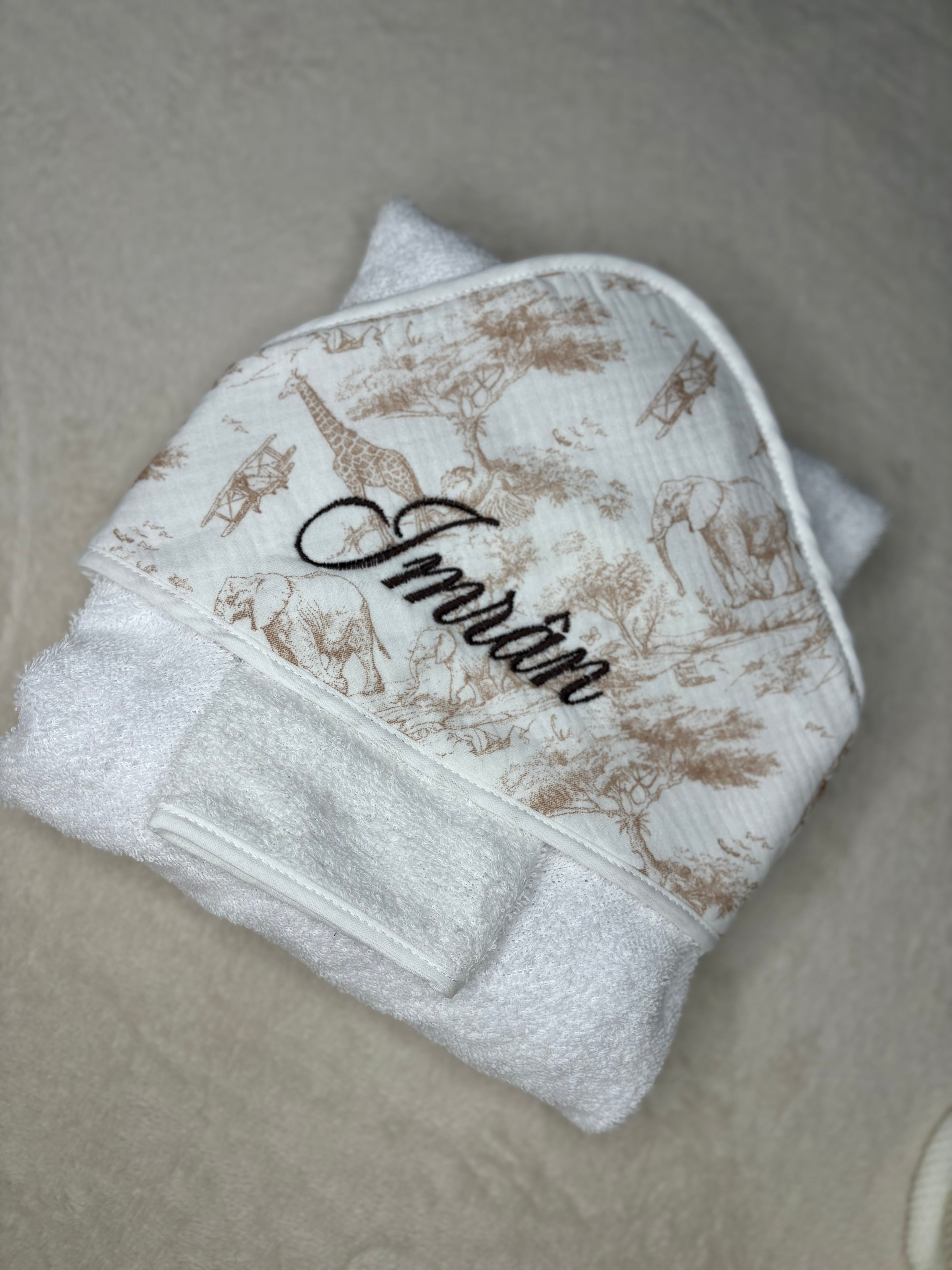 Cape de bain safari beige