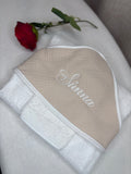 Cape de bain beige