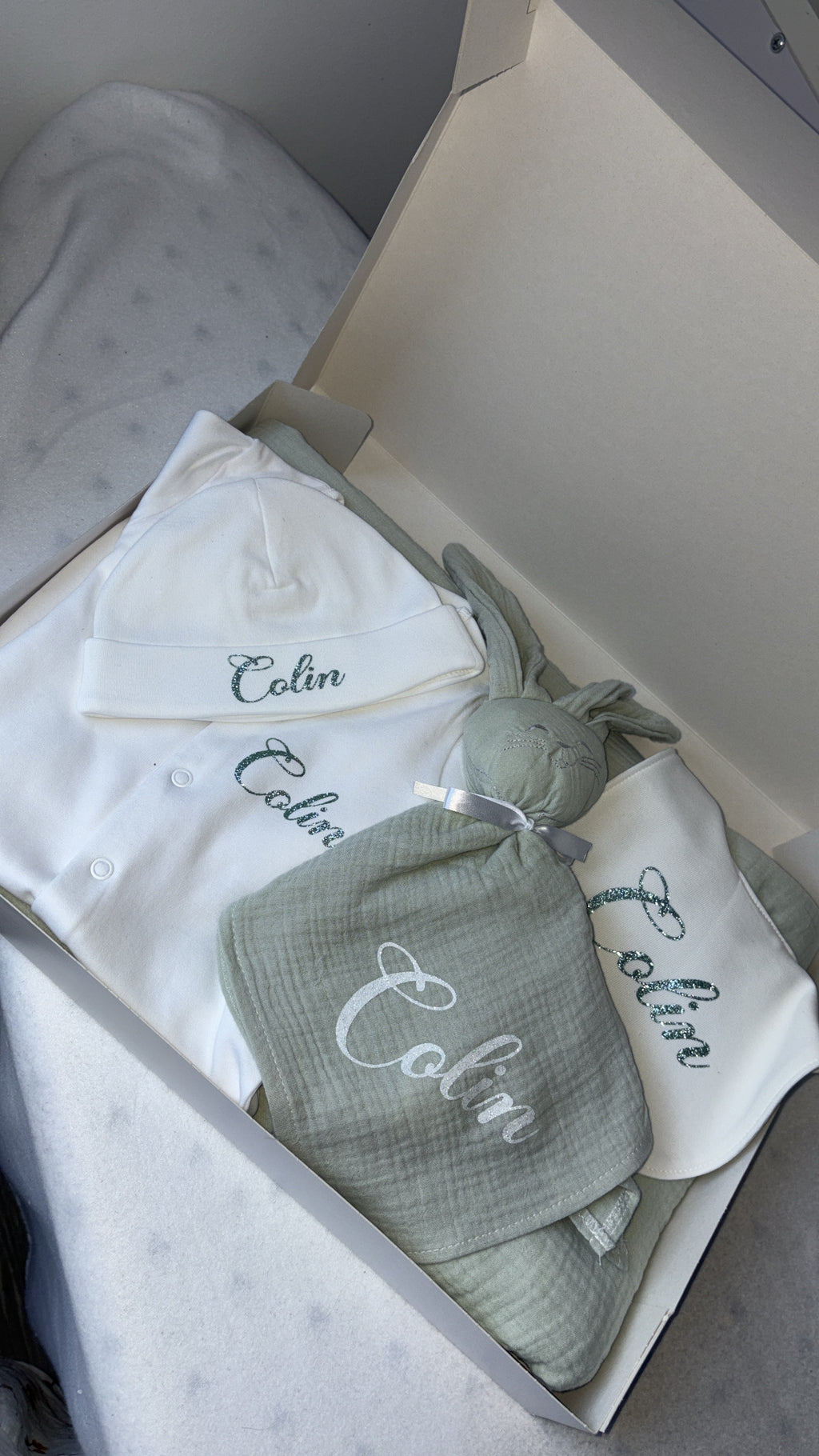 Coffret bébé flocage