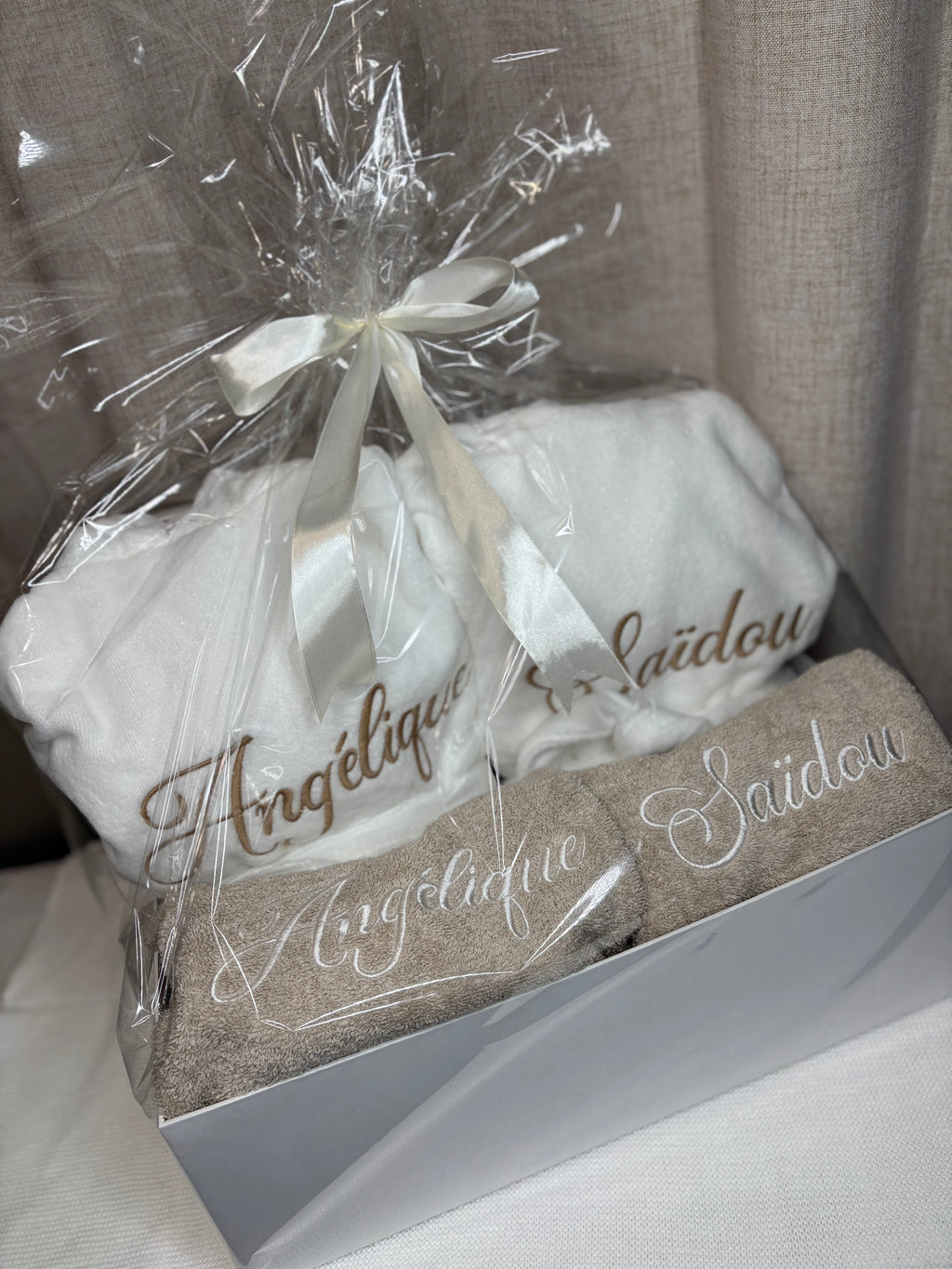 Coffret peignoir/serviette