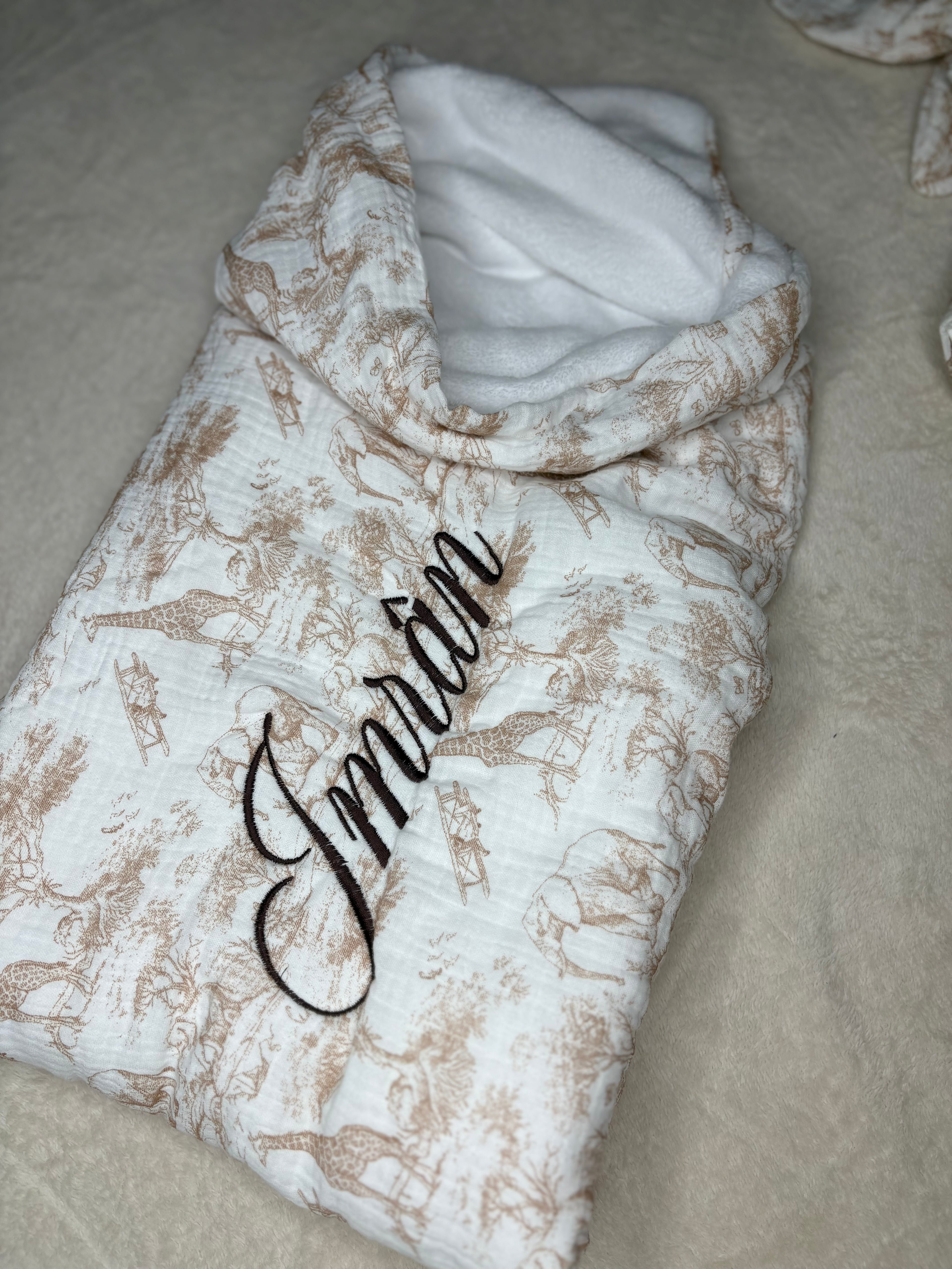 Couverture safari beige
