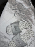 Peignoir nuisette chausson( grande taille disponible)
