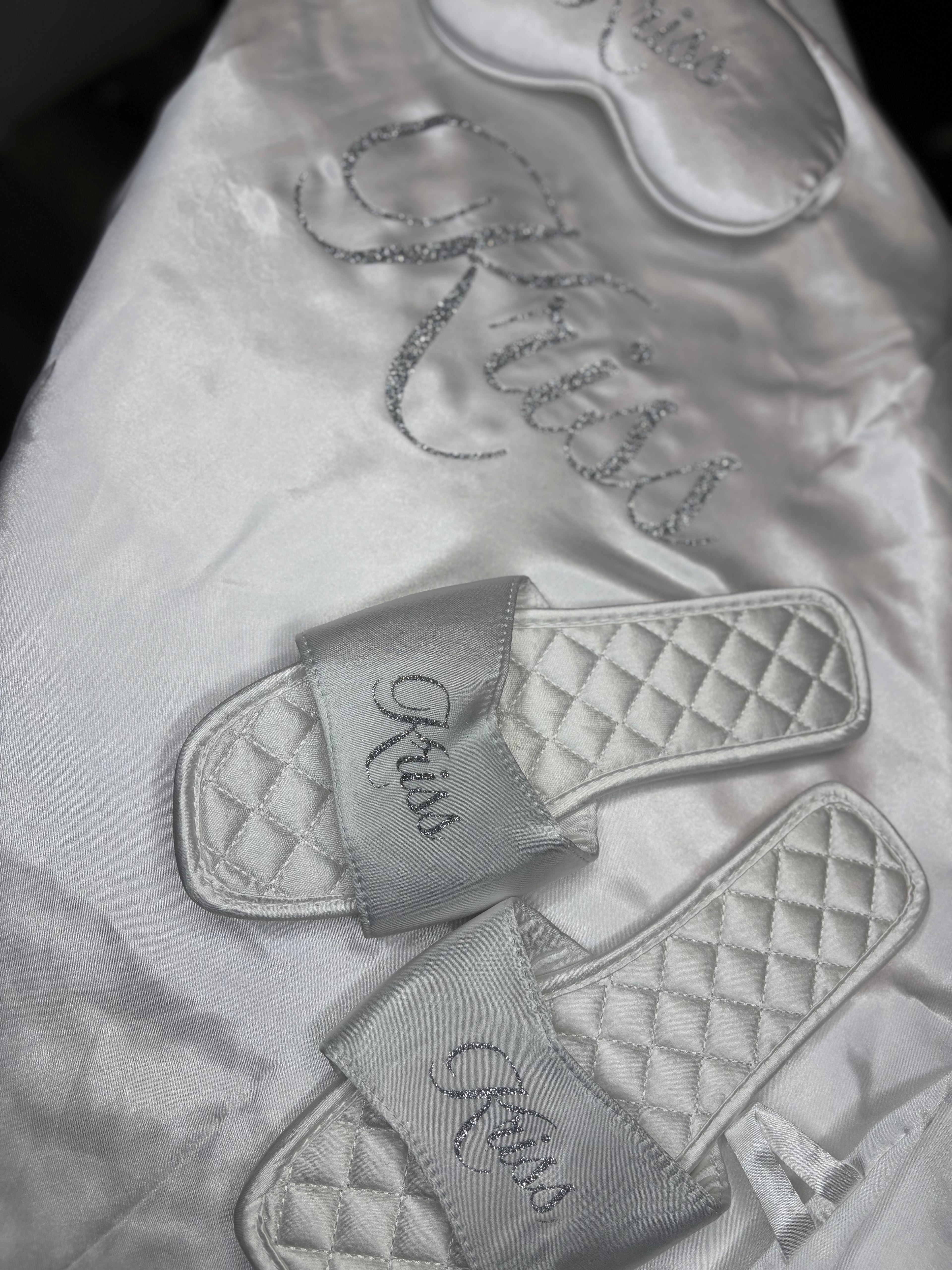 Peignoir nuisette chausson( grande taille disponible)