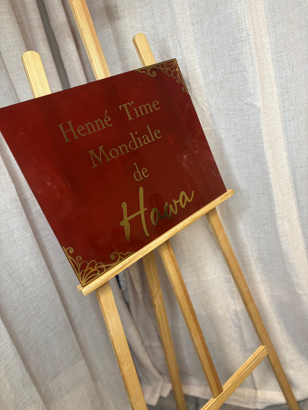 Plexiglass henna 40x50cm