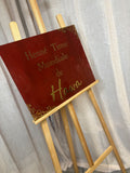 Plexiglass henna 40x50cm
