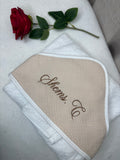 Cape de bain beige