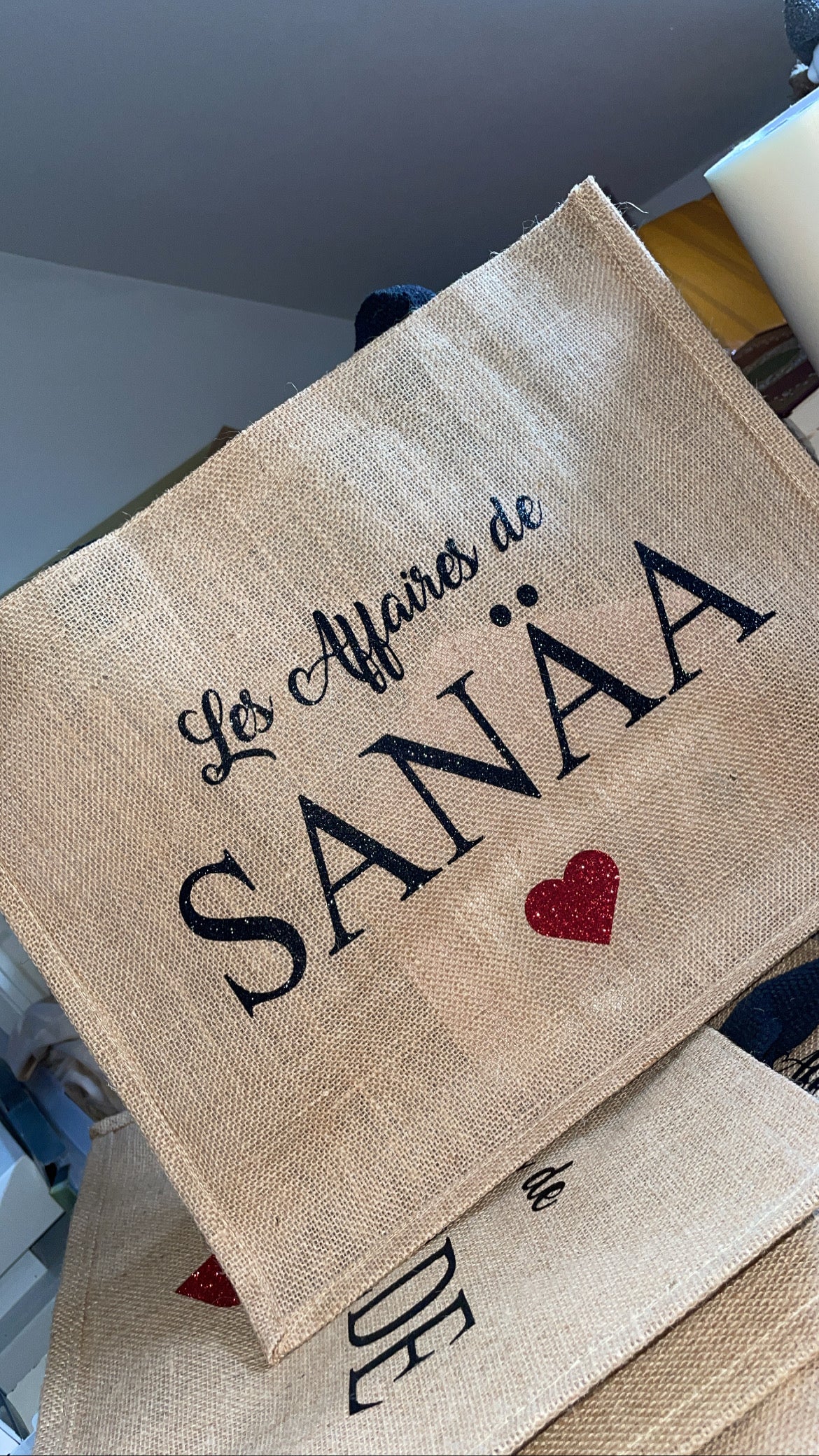 Grand sac en jute