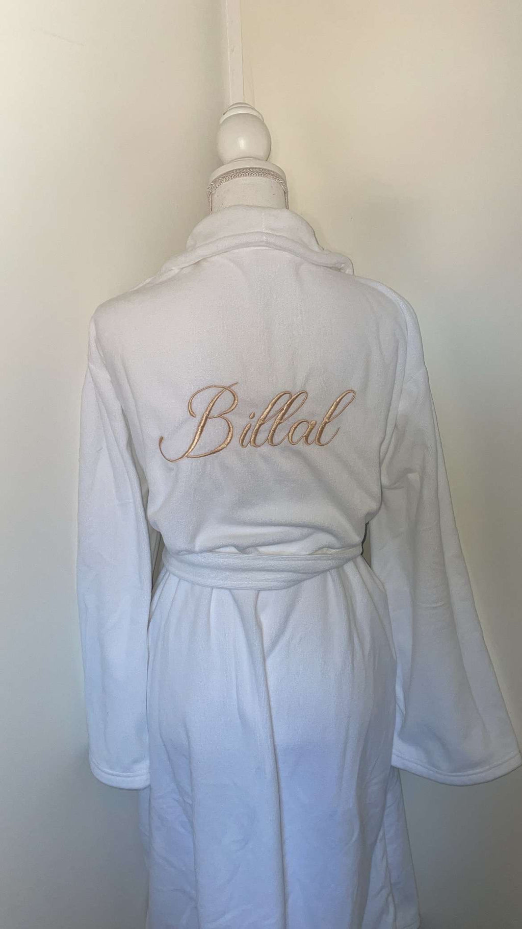 Peignoir de bain blanc