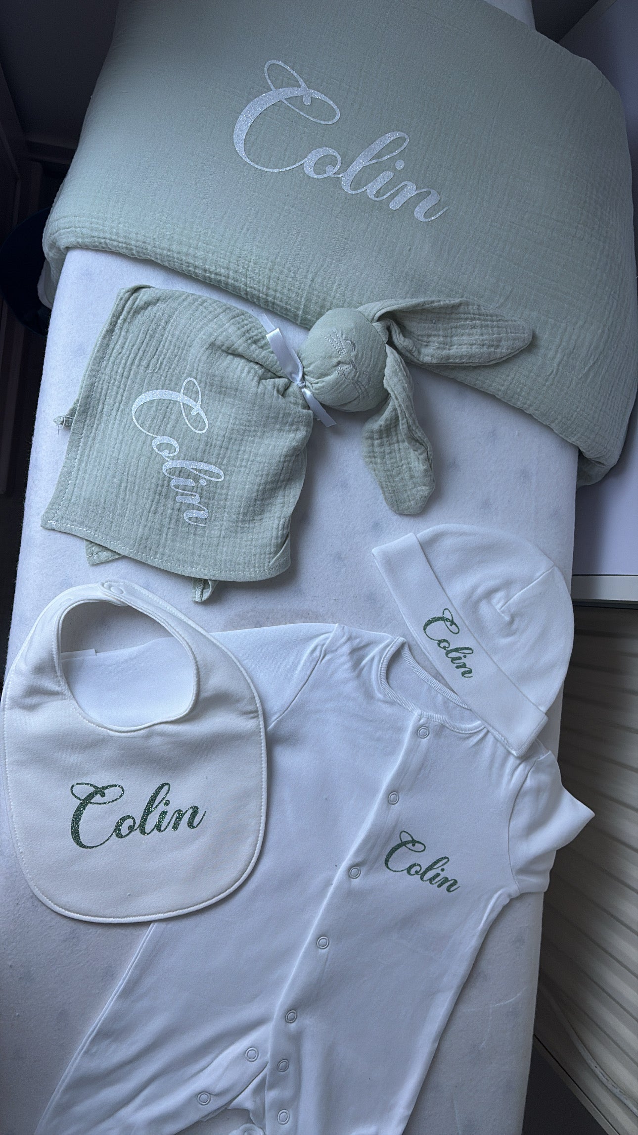Coffret bébé flocage