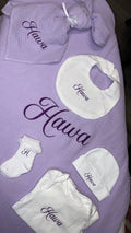 Coffret bébé violet