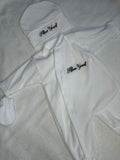 Pyjama velour blanc brodé