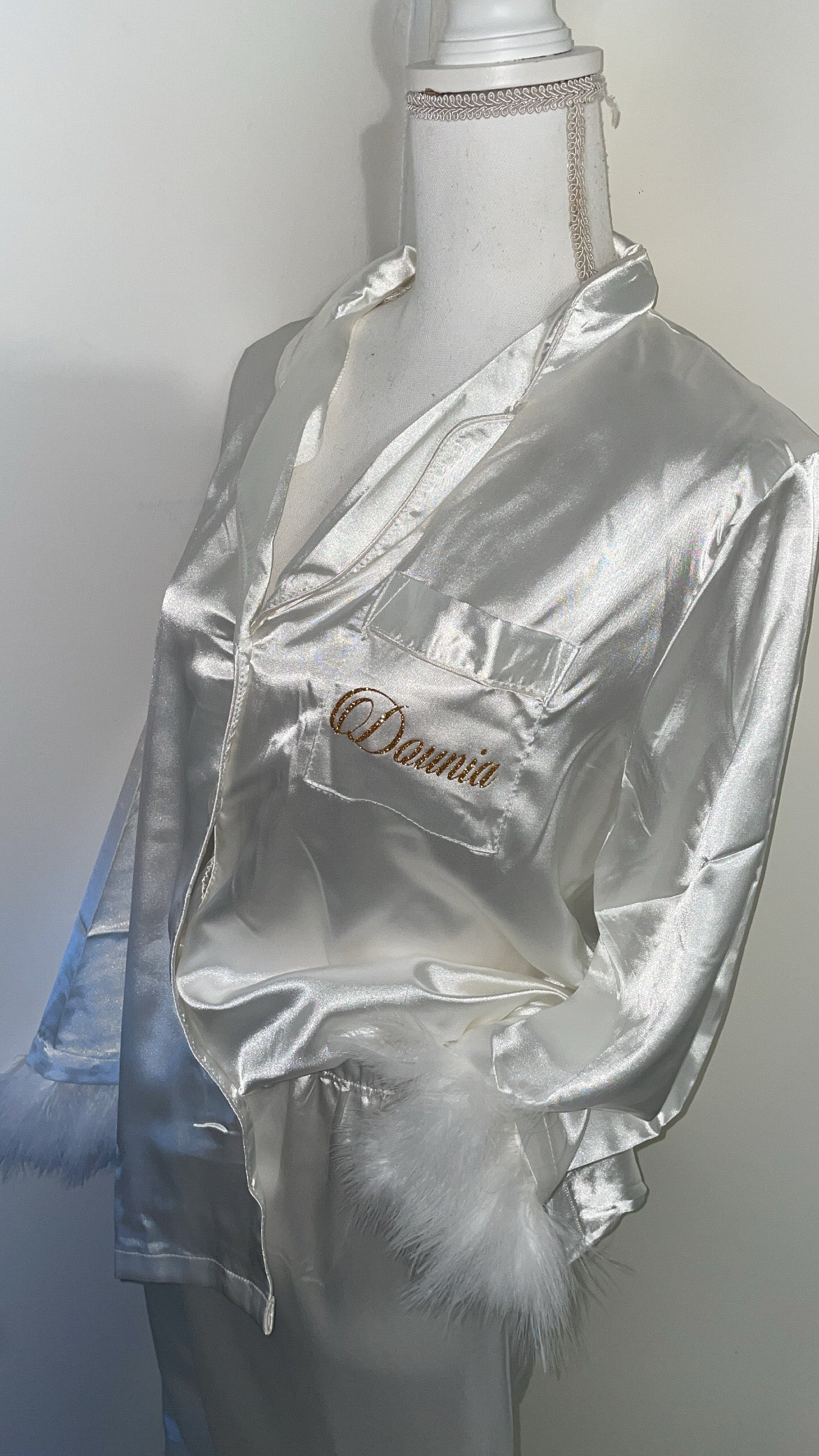 Coffret pyjama satin
