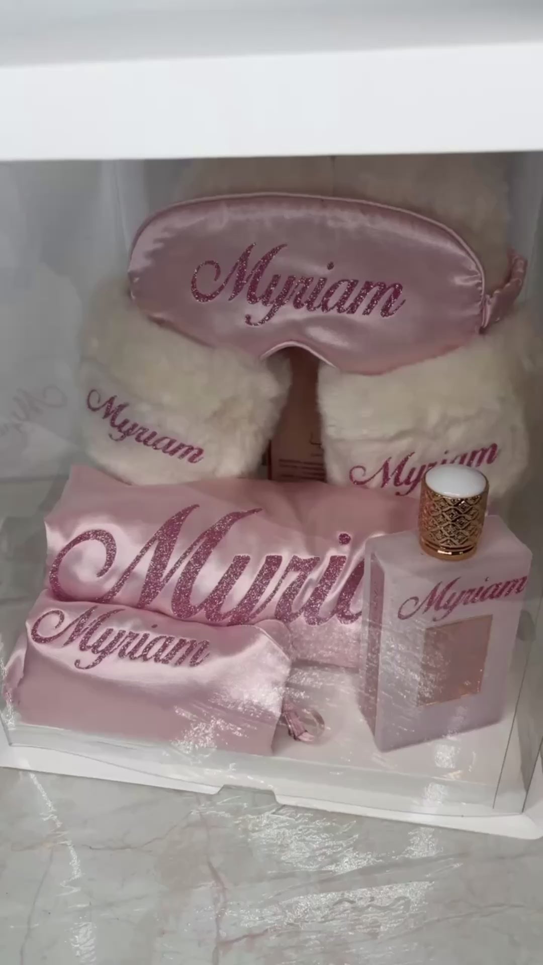 Coffret pyjama chausson masque parfum