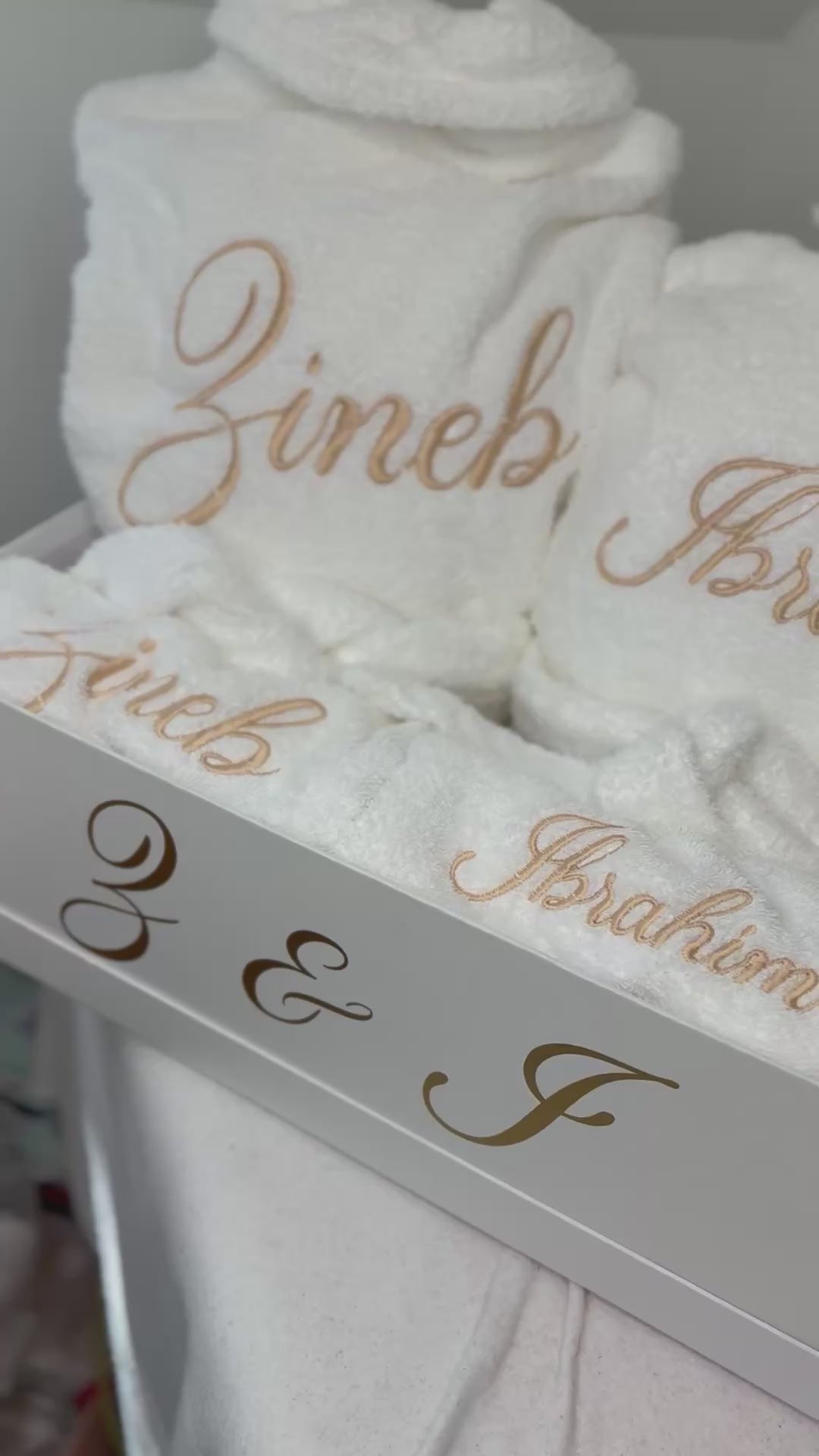 Coffret duo peignoir serviette