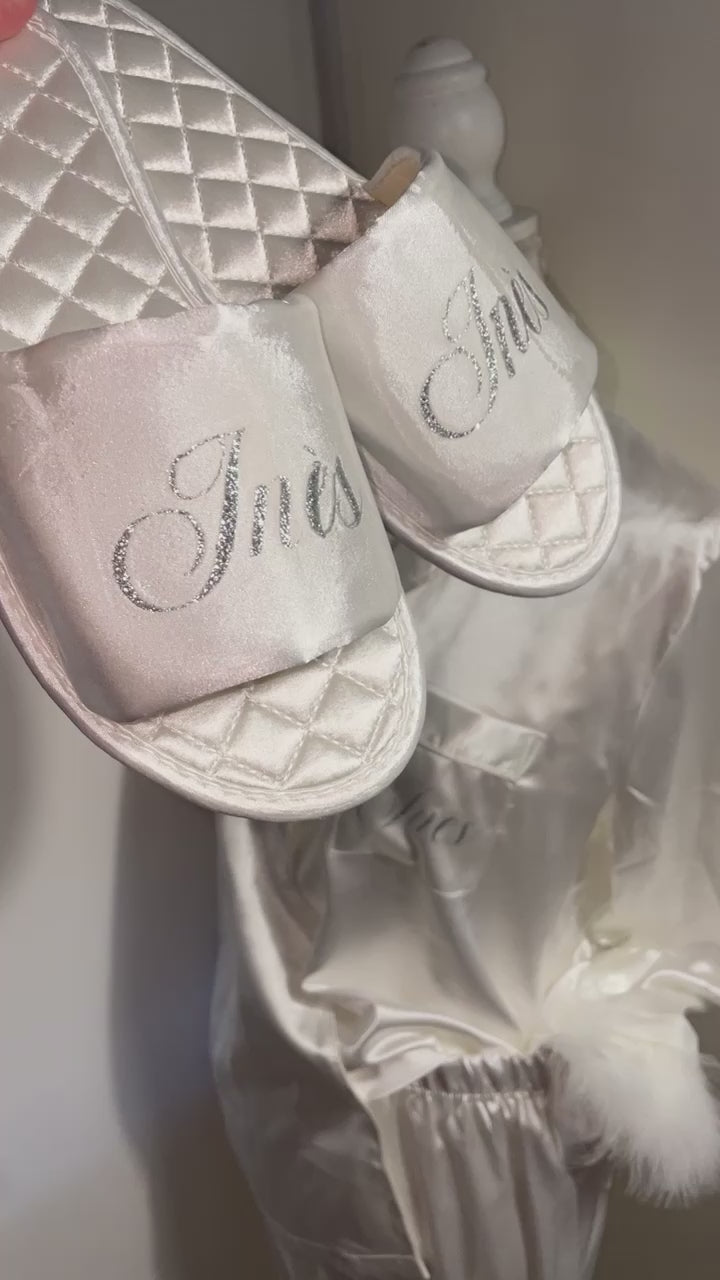 Coffret pyjama satin