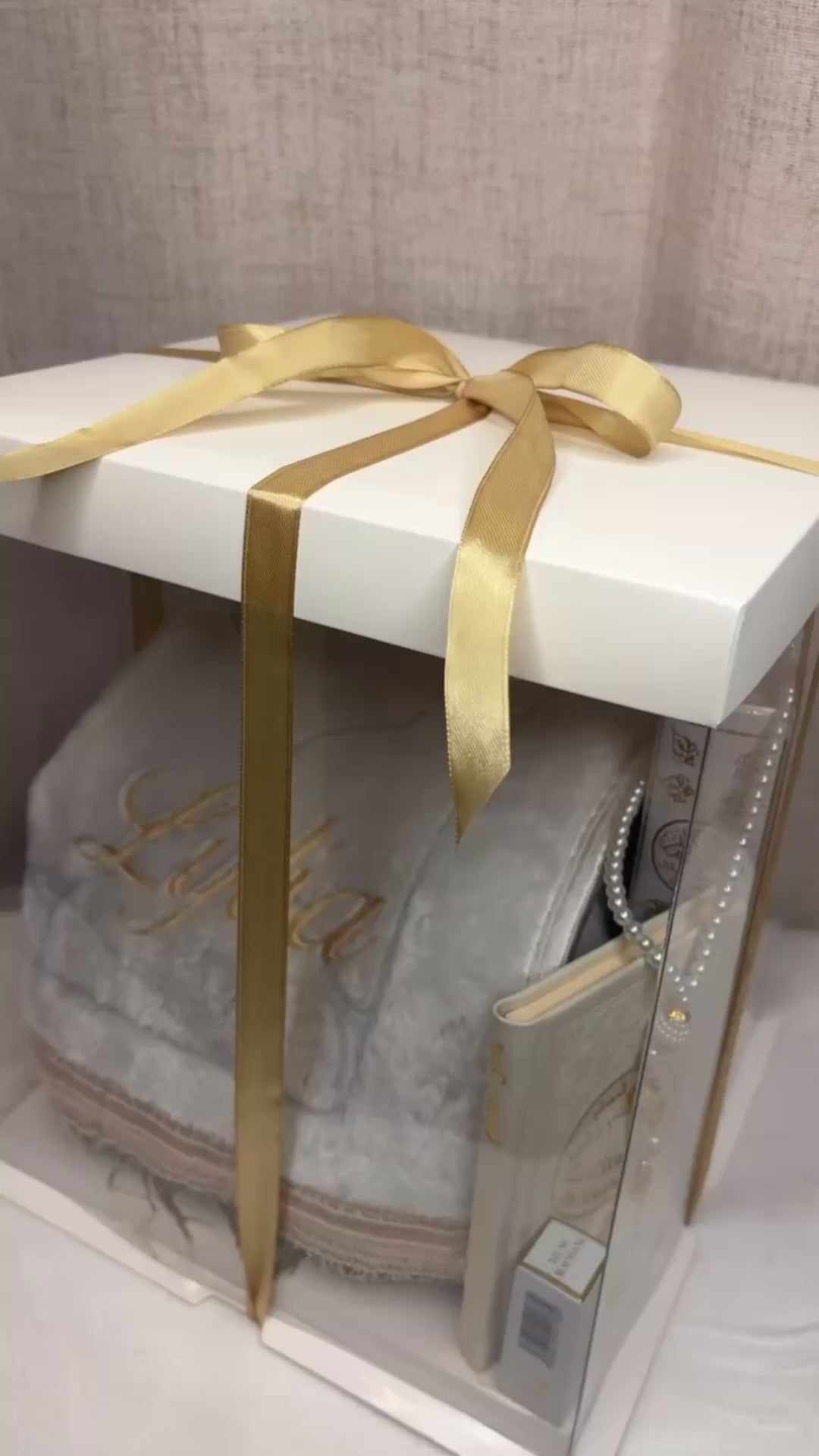 Coffret coran blanc et doré